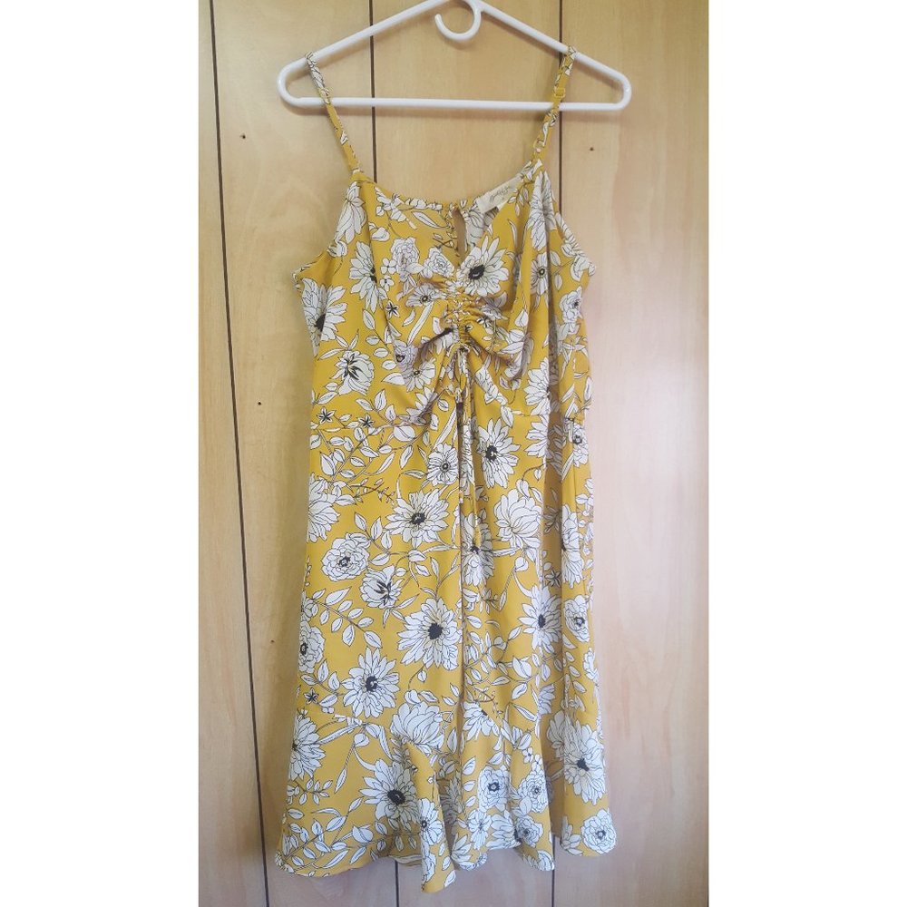 Yellow Floral Dress